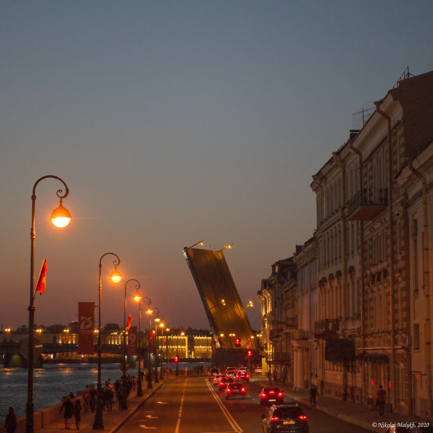 Литейный мост разводка фото